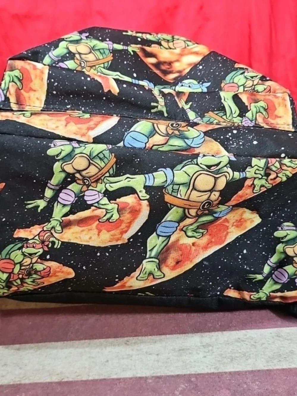 Teenage Mutant Ninja Turtles Backpack Pizza Surfing Nickelodeon TMNT 2016.